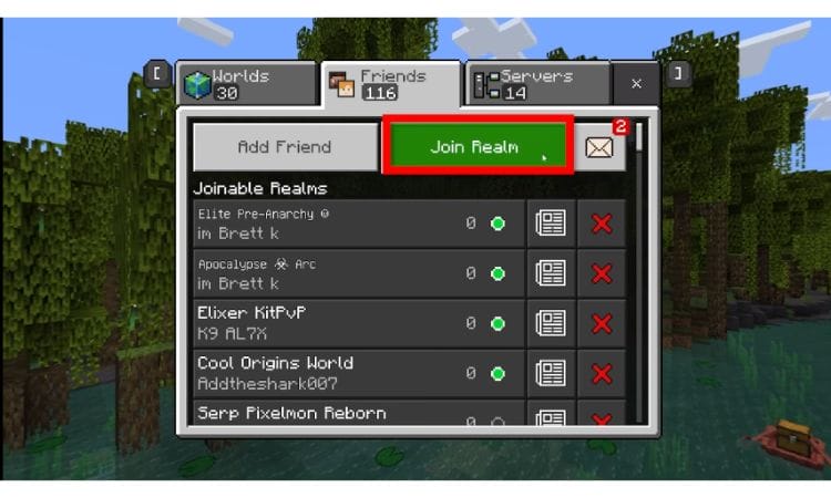 minecraft realms for cross-platform