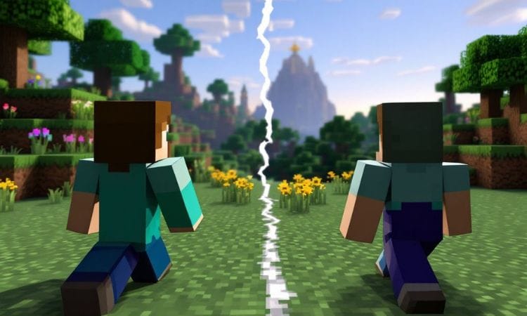 split-screen multiplayer on minecraft xbox